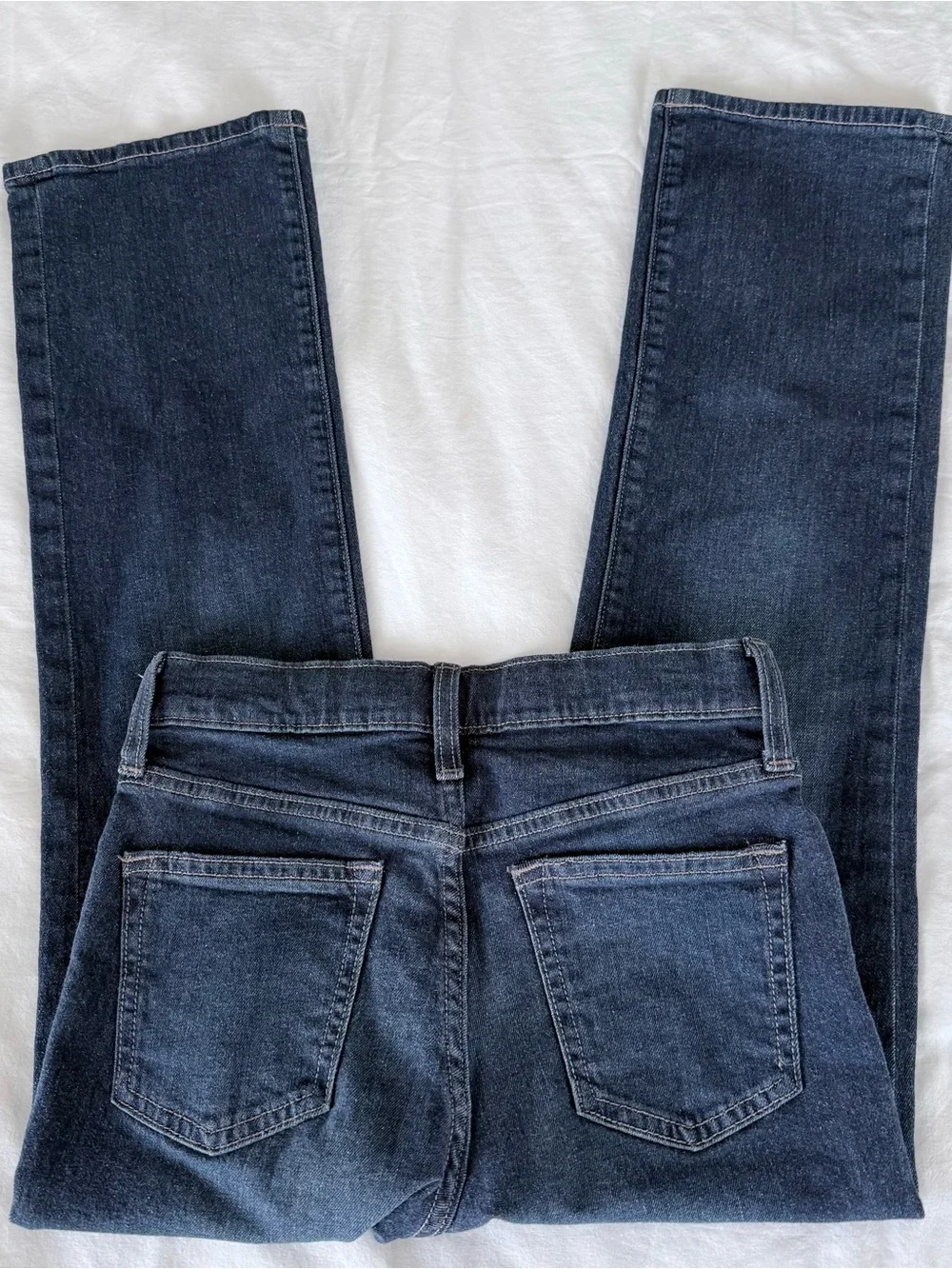 Old Navy Boys Built-In Flex Bootcut Jeans Adjustable Waist Dark Wash Size 10